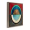 Stupell Industries Round Distressed Circle Floating Frame, design by Matthew Finger